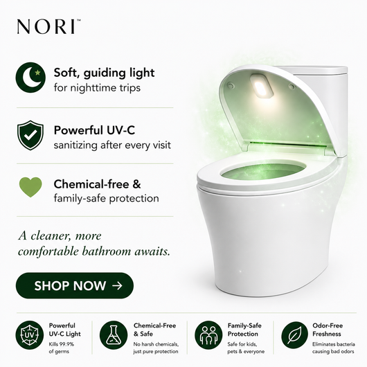 Self Cleaning UV Toilet Sanitizer & Night Light