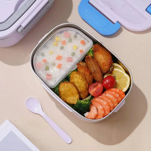 Electric Lunch Box Food Warmer 1.5l Portable Leak-Proof Heater
